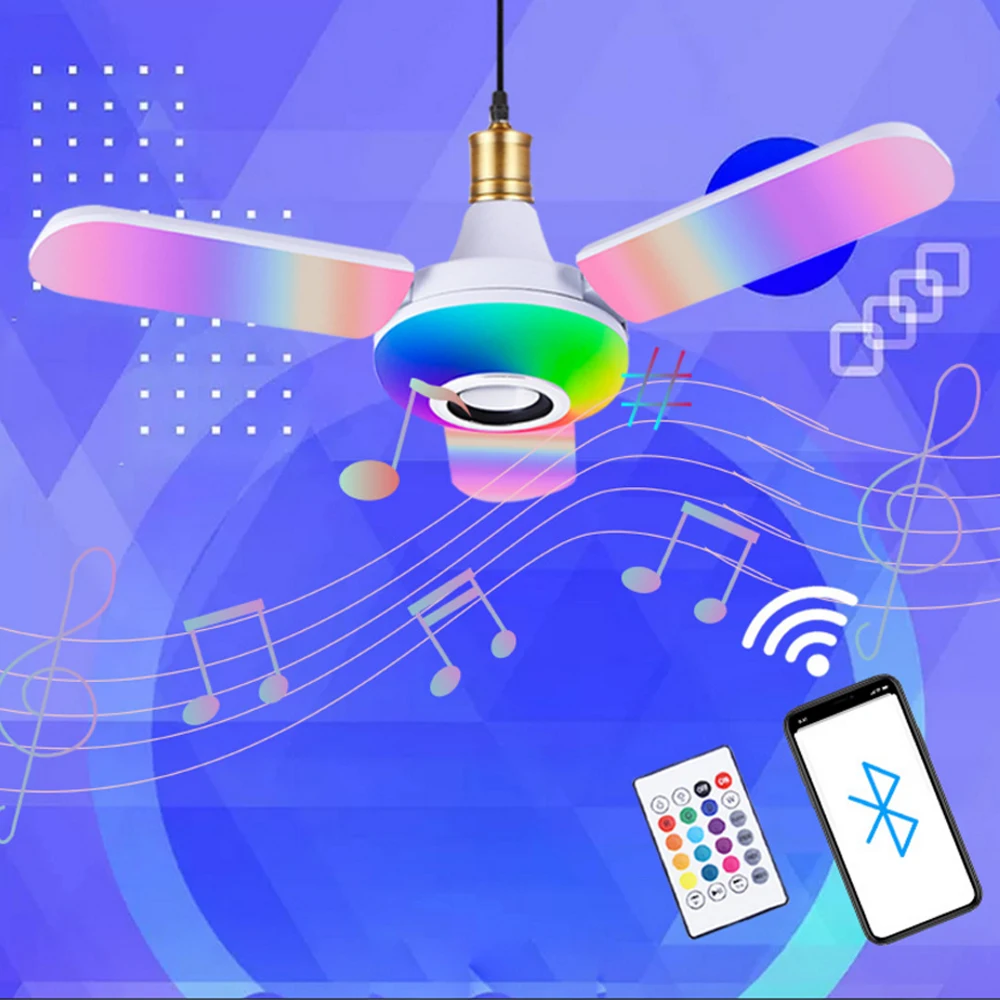 Bluetooth Music Light com controle remoto, 4