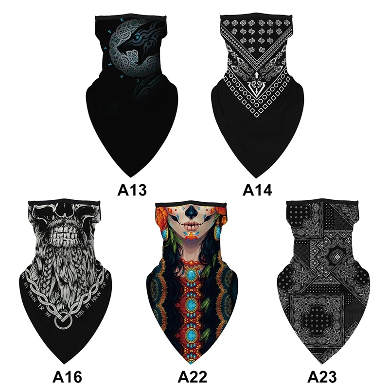 Солнцезащитный шарф с цифровой печатью для езды на открытом воздухе Волшебная