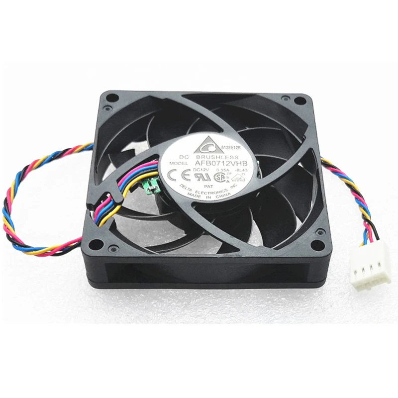 Оригинальный вентилятор охлаждения Delta 7015 70*70*15 мм 70 AFB0712VHB DC12V 0.55A PWM AMD CPU 4PIN |