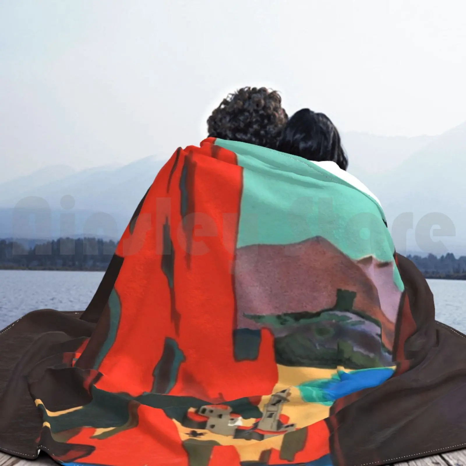 Винтажный постер для путешествий на заказ одеяло из Франции франкрейха Корсики