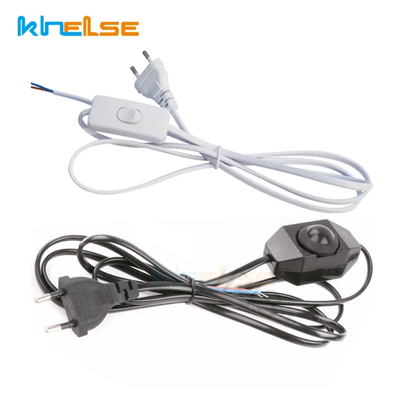 1 8 м диммер провода ЕС Plug Вкл/Выкл кнопка Кабельное освещение Электрический