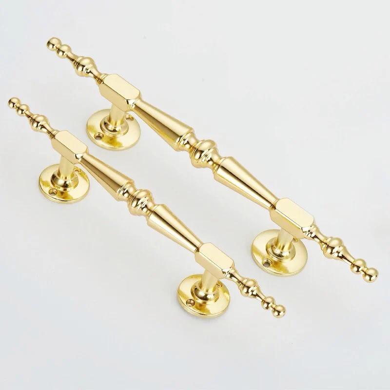 

European Gold Solid Wooden Door Sliding Door Wardrobe Door Handle Cabinet Drawer Handle Knobs Hardware Design
