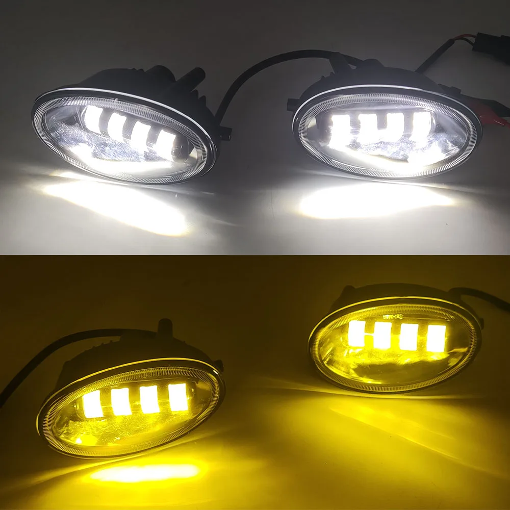 

2023 1Set Car LED Fog Light For Honda JAZZ FIT 2012-2014 For CIVIC 2009-2015 For ACCORD 2008-2013 Fog lamp DRL Daytime Running