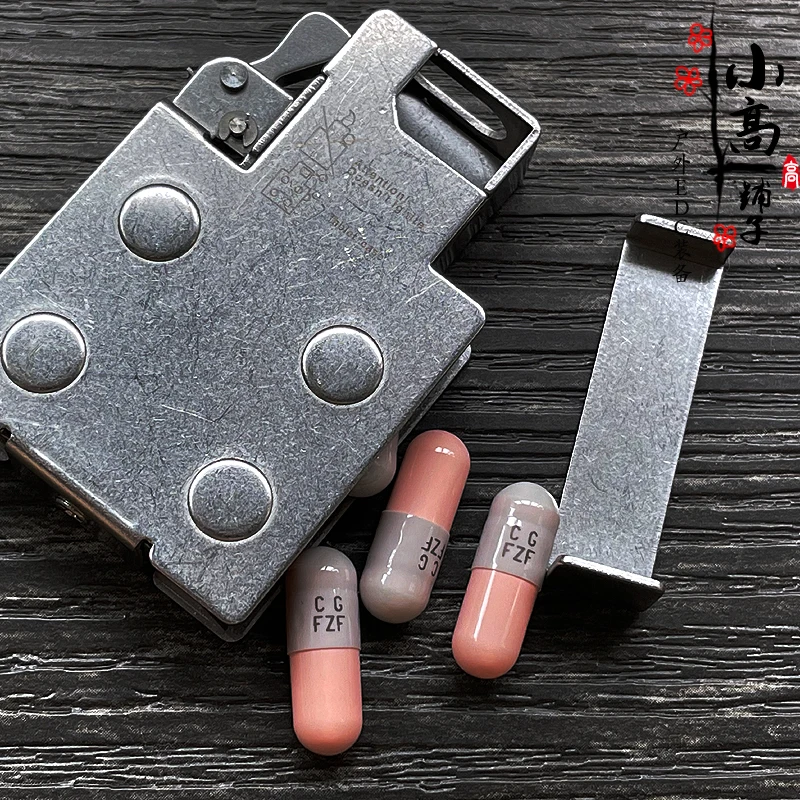 EDC вставка для зажигалки из нержавеющей стали портативный жевательный пистолет
