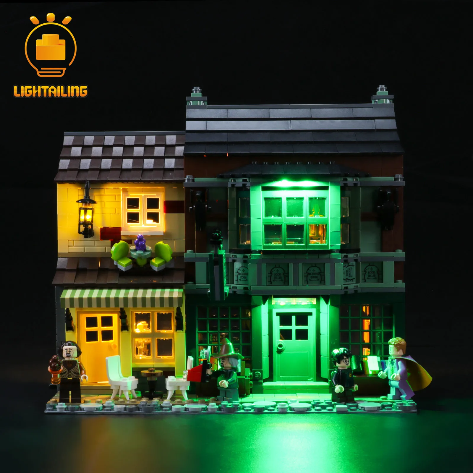 Осветительная Светодиодная лампа набор строительных блоков Diagon Alley 75978 (без