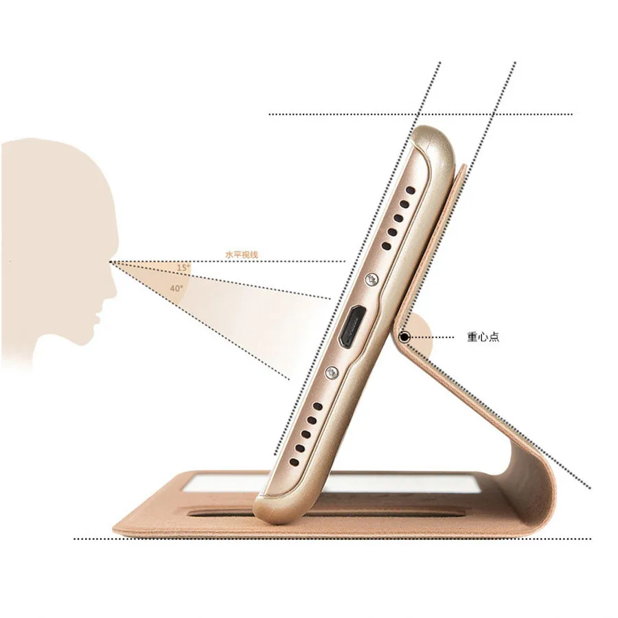 

Leather Flip Smart Window View Magnetic Phone Case For Xiaomi Redmi 5 5S 5X A1 Mi 6 Mix Max Note 2 3 3S 4 Pro Plus Back Cover