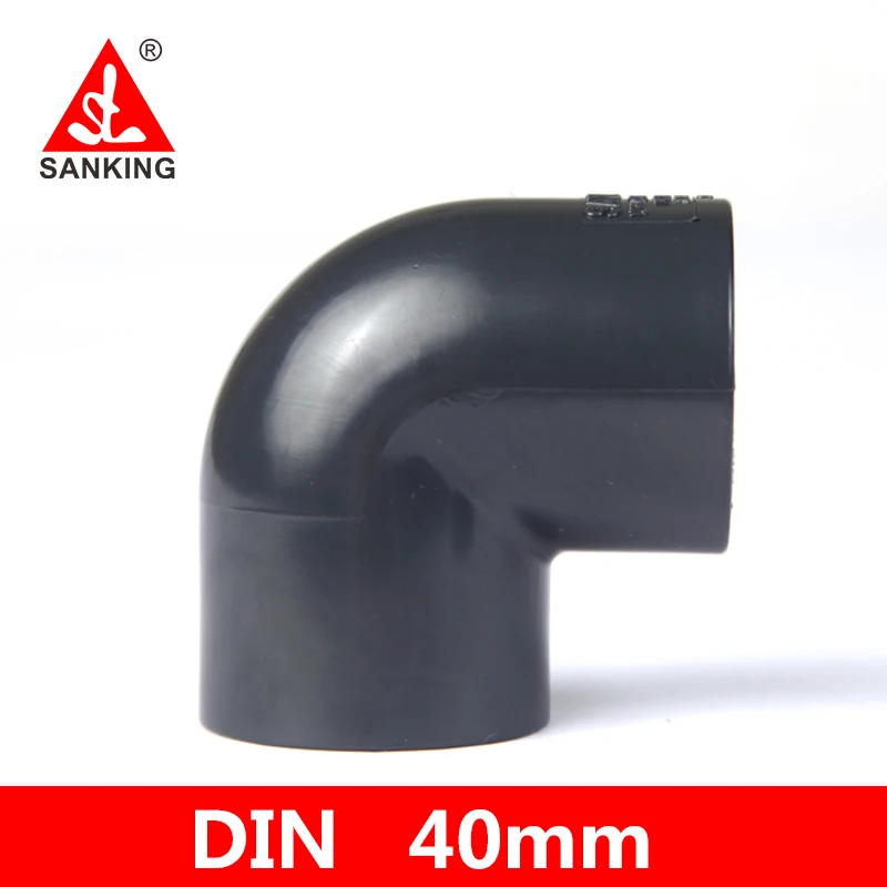 

Sanking 40mm UPVC 90 Degree Elbow PVC Connector Garden Irrigation System Water Pipe Connectors Kitchen Faucet Accessories Joints