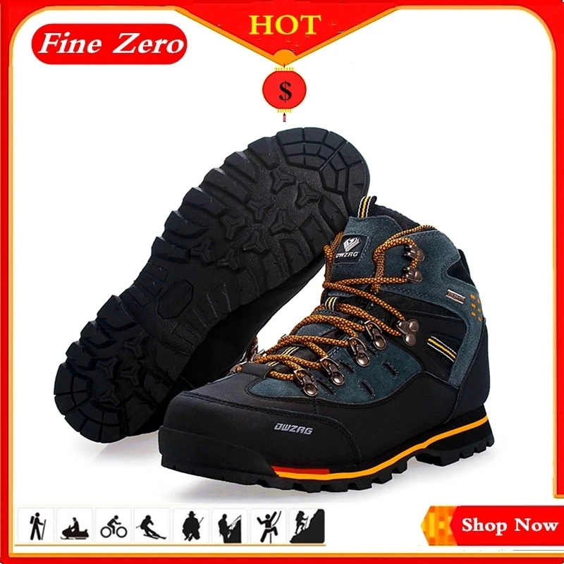 Новое поступление Классические Стильные мужские треккинговые ботинки мужская