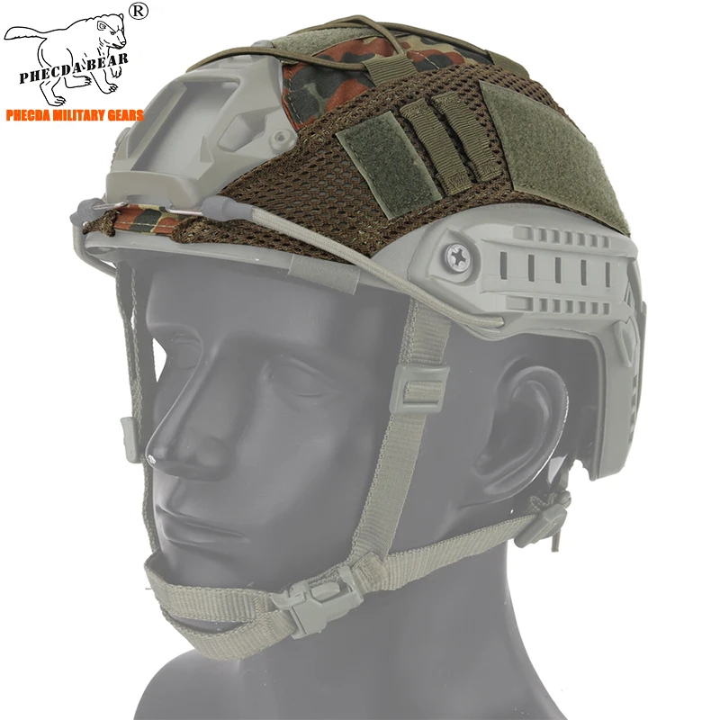 Чехол для шлема PHECDA BEAR 65 35 Полиэстер Хлопок камуфляж армейские фанаты