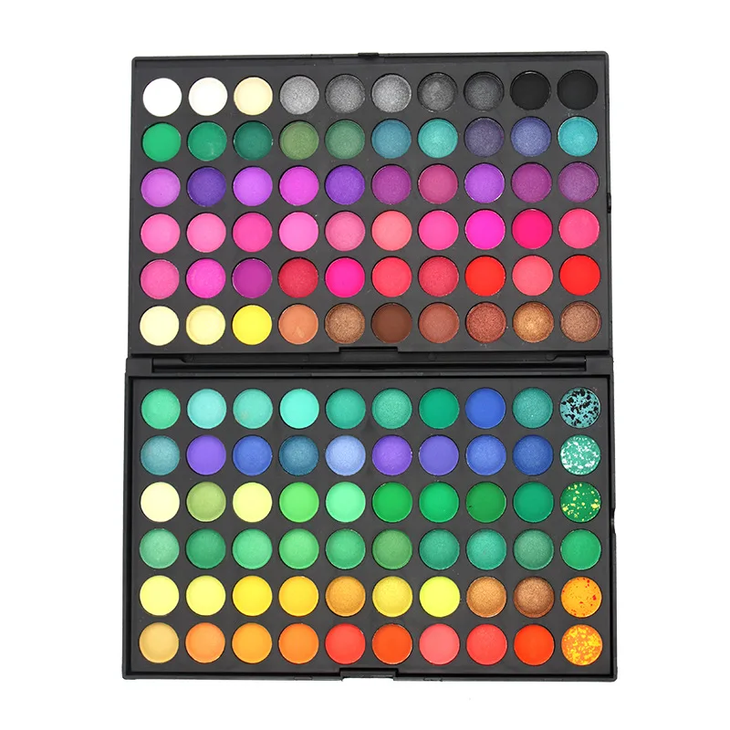 120 оттенков блестящие тени для век Палитра матовые мерцающие Сияющие нюдовые