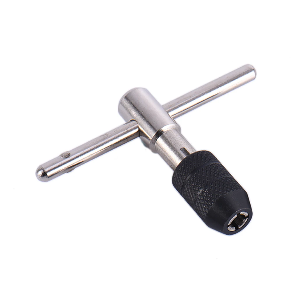 

Newest T-handle Reversible Single Tap Wrench Tapping Threading Tool M3-M8 Screwdriver Tap Holder Hand Tool