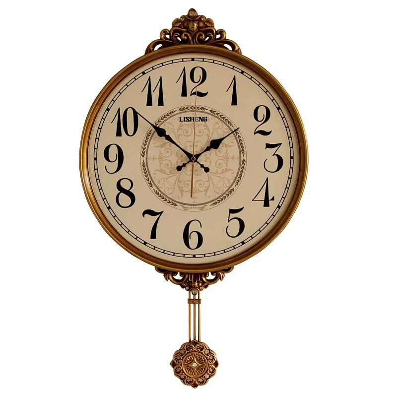 

Silent Big Wall Clock Vintage 3d Pendulum Clocks Wall Home Decor Oclock Shabby Chic Hidden Stash Watch Mechanism Reloj Room SC21