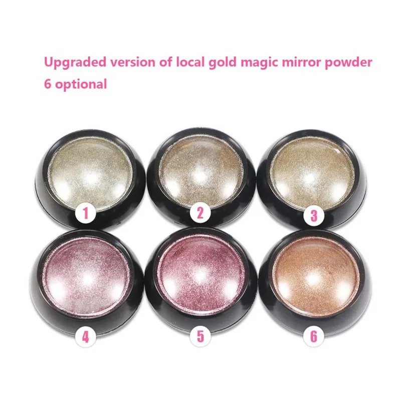 Блеск для ногтей Мерцающий Порошок Для Ногтей Стойкий Блестящий порошок дизайна