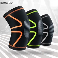 nylon elastic knee pads gym fitness sports knee brace support for basketball volleyball running protective gear crossfit kneepad