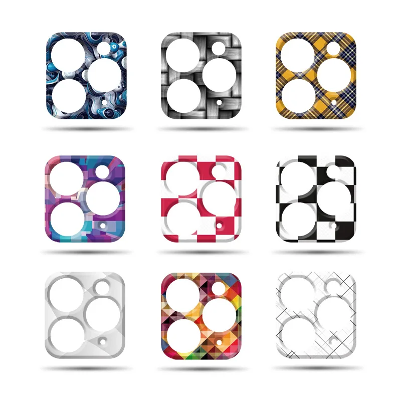 

Full Cover Painted Cute Camera Screen Protector For Apple iPhone 11 Pro Max Tempered Glass For iphone 11 Lens Protective Film