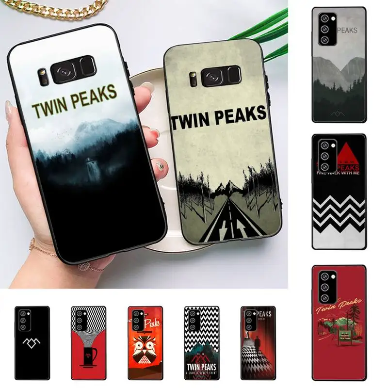 

TWIN PEAKS Phone Case For Samsung Galaxy Note 10Pro Note 20ultra cover for note20 note 10lite M30S Back Coque