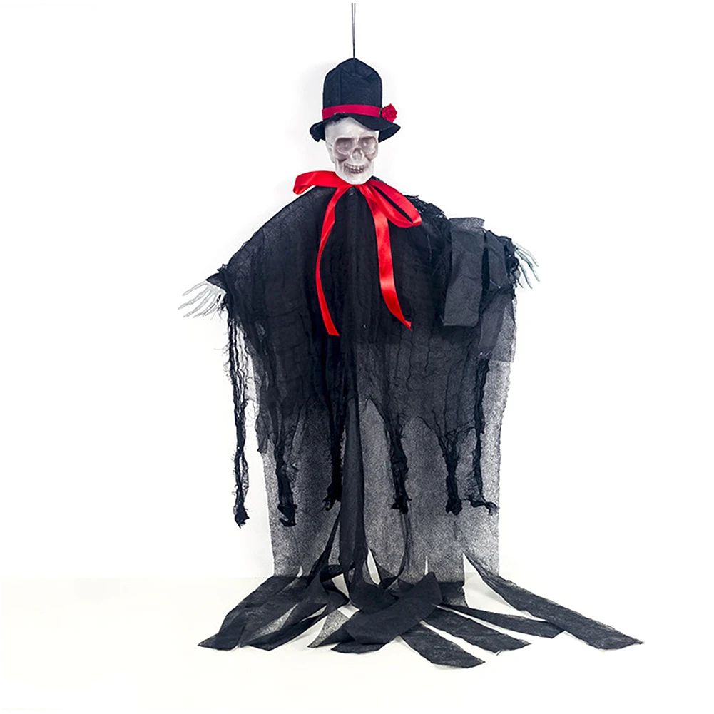 Хэллоуин страшный череп Призрак дизайн кулон Косплей костюмы паба украшения для