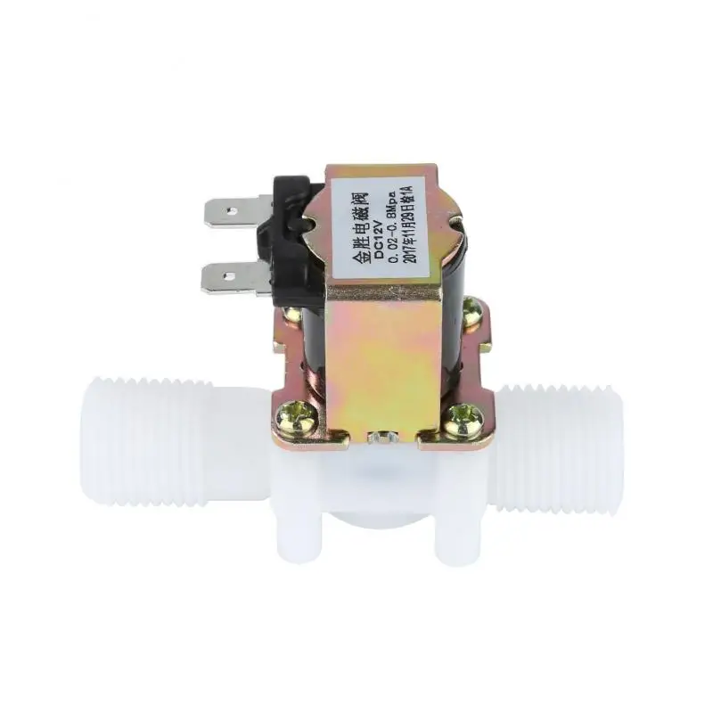 

1/2" Brass Electric Solenoid Valve N/C 12V 24V Magnetic Machine Dispenser Drinking Water Pneumatic Pressure Controller Switch