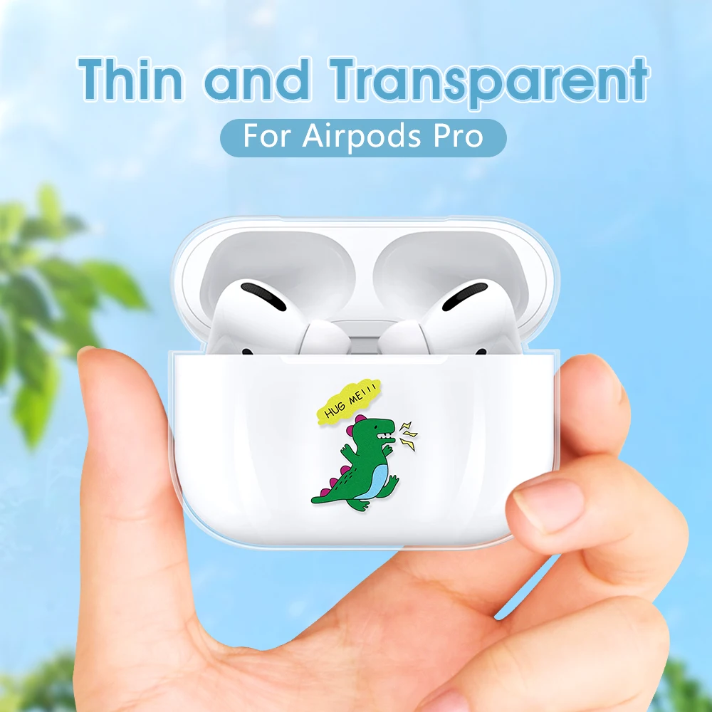 Забавный милый чехол для наушников с рисунком из мультфильма Airpods Pro беспроводные