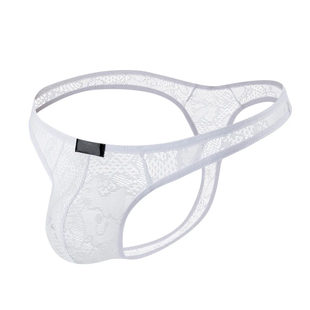 Мужские трусы брифы 2019 новые мужские стринги и G сексуальное кружевное нижнее