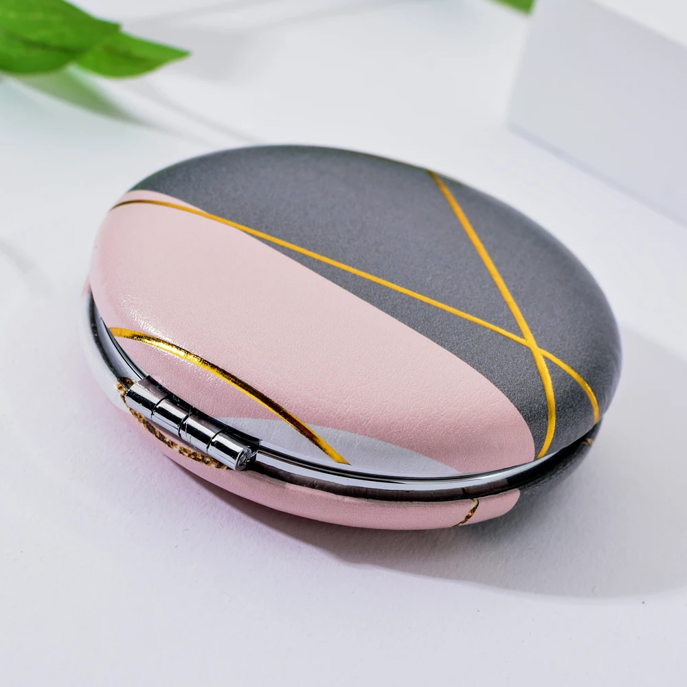 Vicney 2019 Новое двухстороннее портативное мини-зеркало для макияжа модное