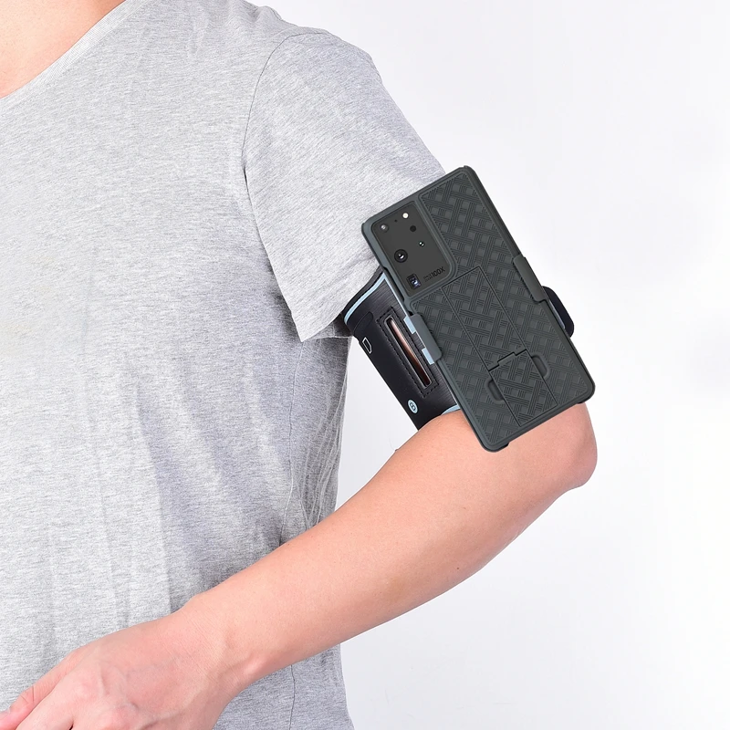 running sport armband case arm band cover hard back case phone holder for samsung galaxy s20 s21 5g plus note 20 ultra note10 free global shipping