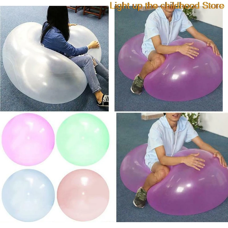 

Children Outdoor Soft Air Water Filled Bubble Ball Blow Up Balloon Toy Fun Party Game Great Gifts wholesale S M L Size