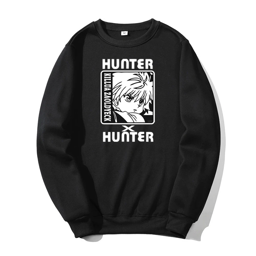 

HUNTER × HUNTER FREECSS Killua хип-хоп японское аниме 2021 осень-зима Мужская тканевая Толстовка HUNTER × HUNTER Top мужская Толстовка