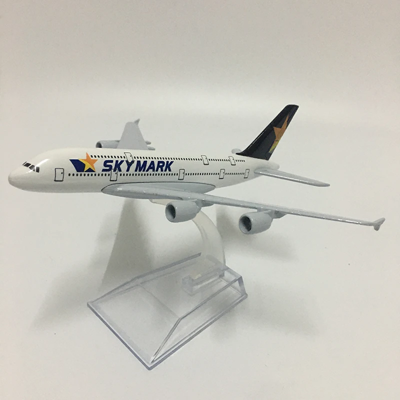 JASON TUTU 16 см Skymark Airlines модель самолета Аэробус A380 Литые металлические самолеты