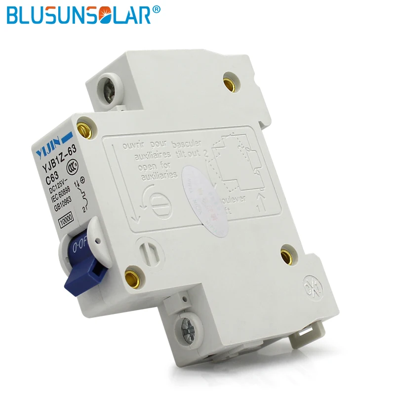 1P 63A DC125V DC Автоматический выключатель SOLARB для Солнечной PV системы|Автоматические