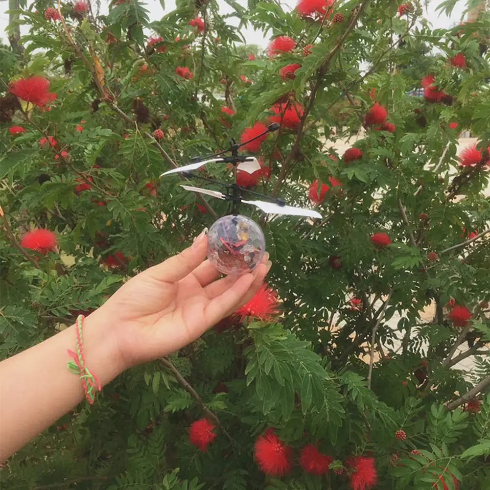 

Hand Induction Aircraft Flying Ball LED USB Charge Helicopter Kid Toy Gifts USB Charge Hand Induction Aircraft Flying Ball