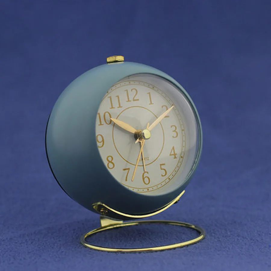 Тихий металлический будильник с функцией повтора цифровой для студентов