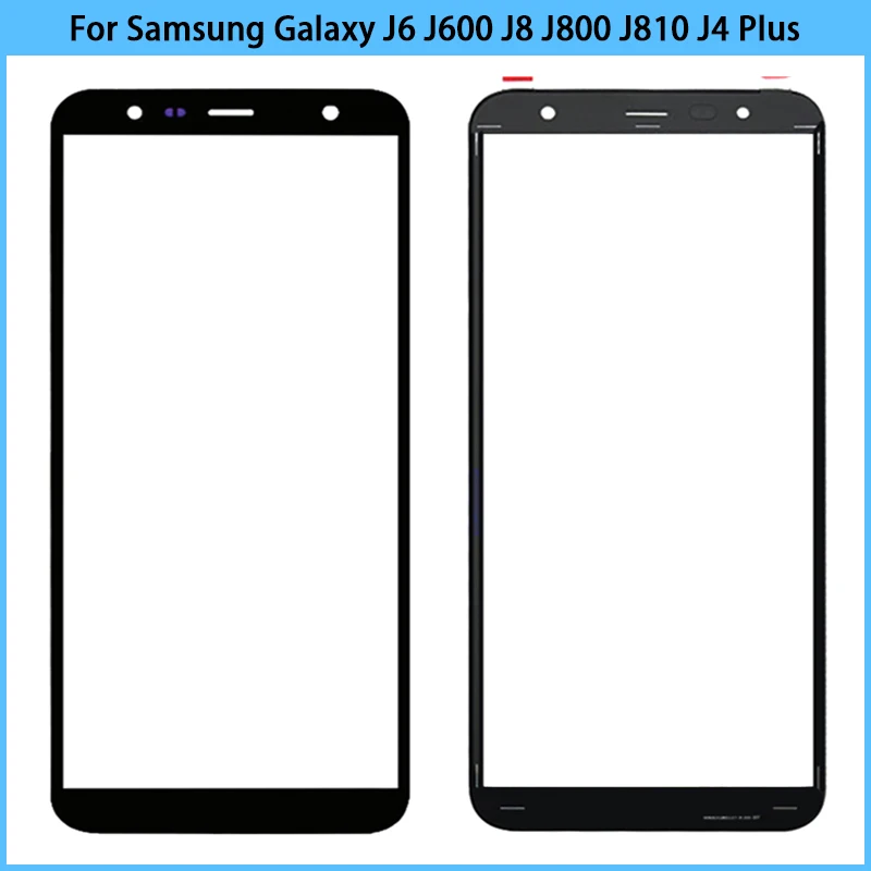 

For Samsung Galaxy J4 J6 J8 A6 A7 A8 Plus A9 2018 J415 A750 Touch Screen LCD Front Outer Glass Panel Touchscreen Glass Replace