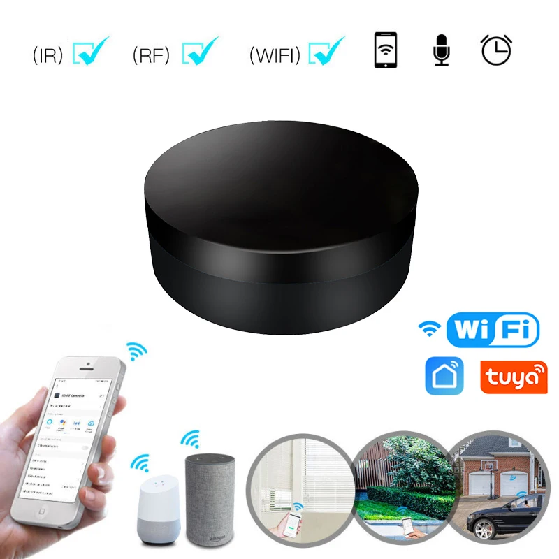 

Tuya WiFi IR Remote Controller Mini Smart Home Remote Control Switch For TV Air Conditioning Voice Control For Alexa Google Home