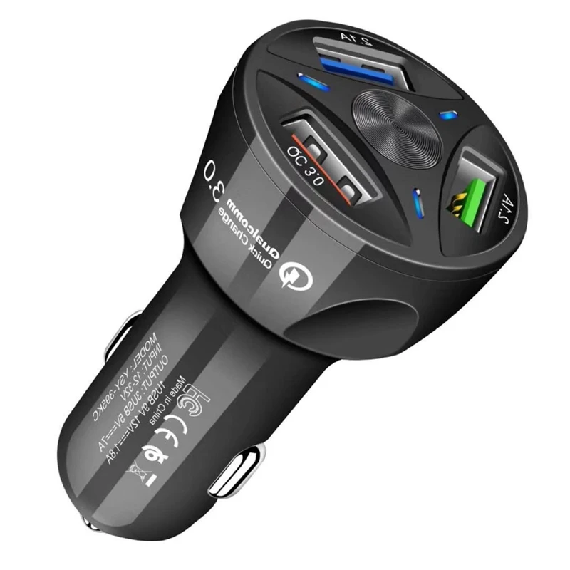 

QC3.0 Fast Charge Car Charger 3USB Car Charger 5V/7A Multi-Port Car Charger One for Three 36W Car Charger