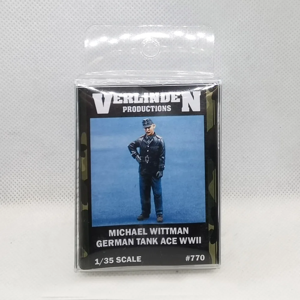 

1/35 WWII Michael Wittmann German Tank Ace VERLINDEN #770 Resin Model Unassembled Uncolored