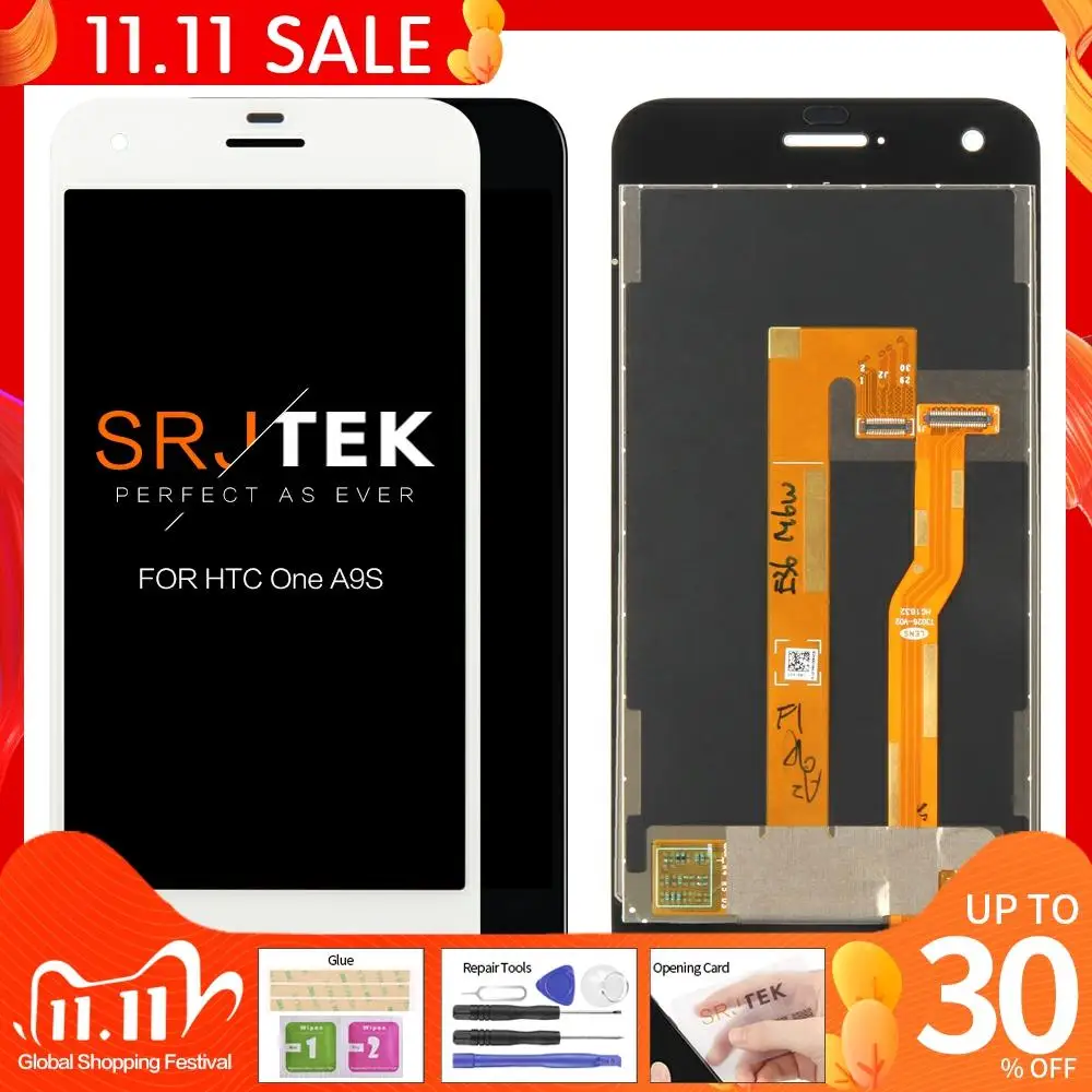 ЖК-дисплей 5 0 дюйма 720x1280 пикселей для HTC ONE A9s сенсорный экран с дигитайзером в