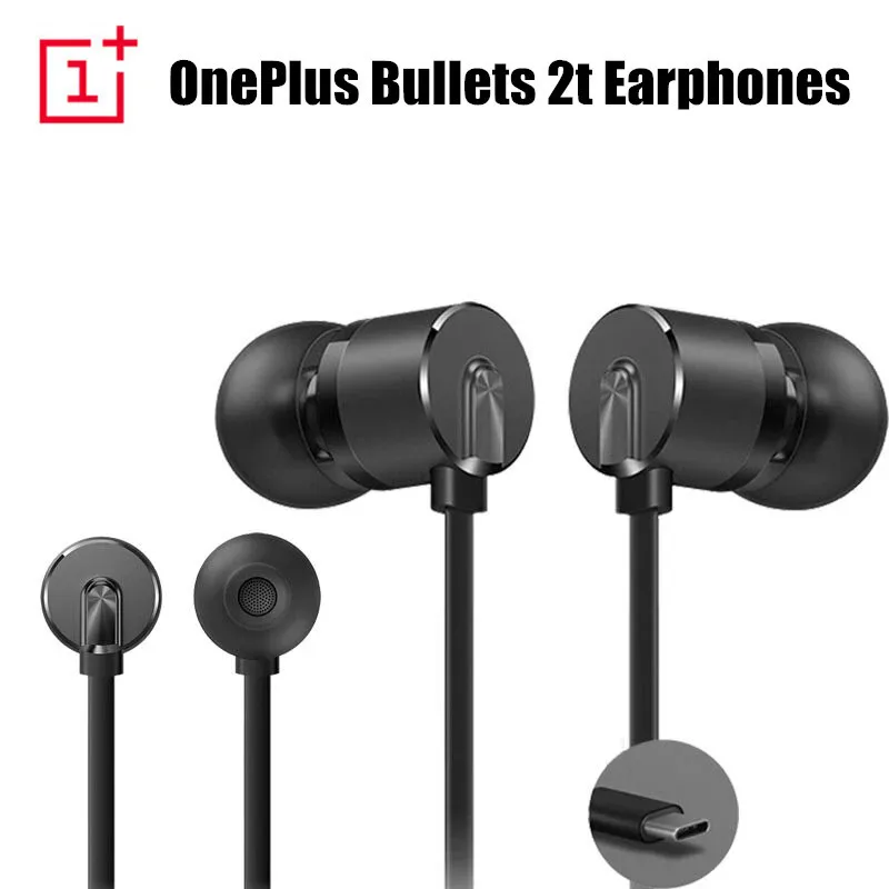 Оригинальные наушники OnePlus Bullets 2t наушники-вкладыши с разъемом Type-C для 2T