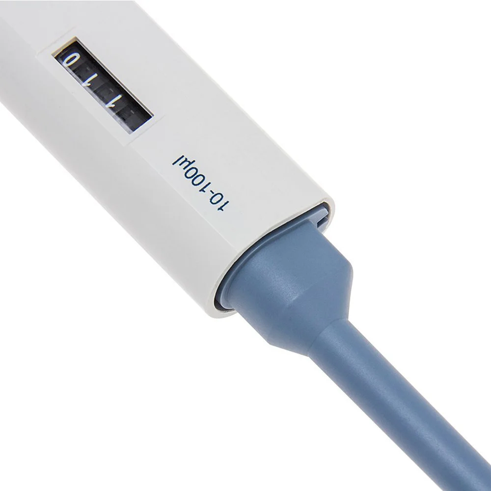 10UL-100UL одноканальная Регулируемая микропипетка переносная пипетка лабораторная