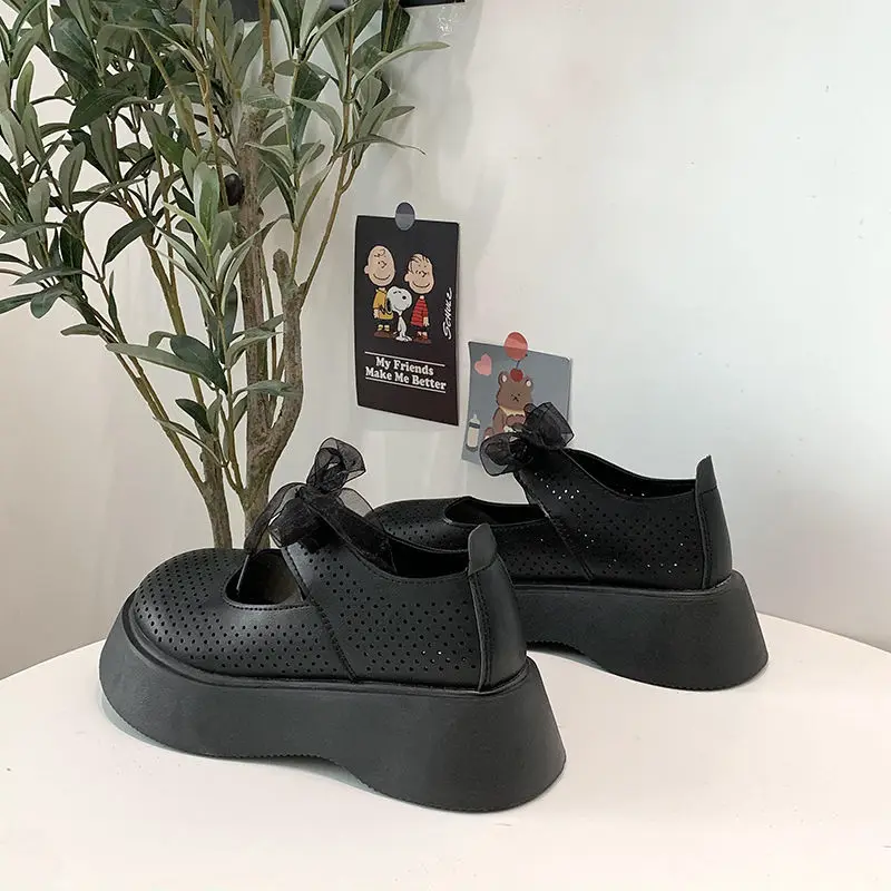 

Lolita Small Leather Shoes Thick Bottom Mary Single Shoes 2021 JK Small Leather Shoes College Style Big Head Shoes Women