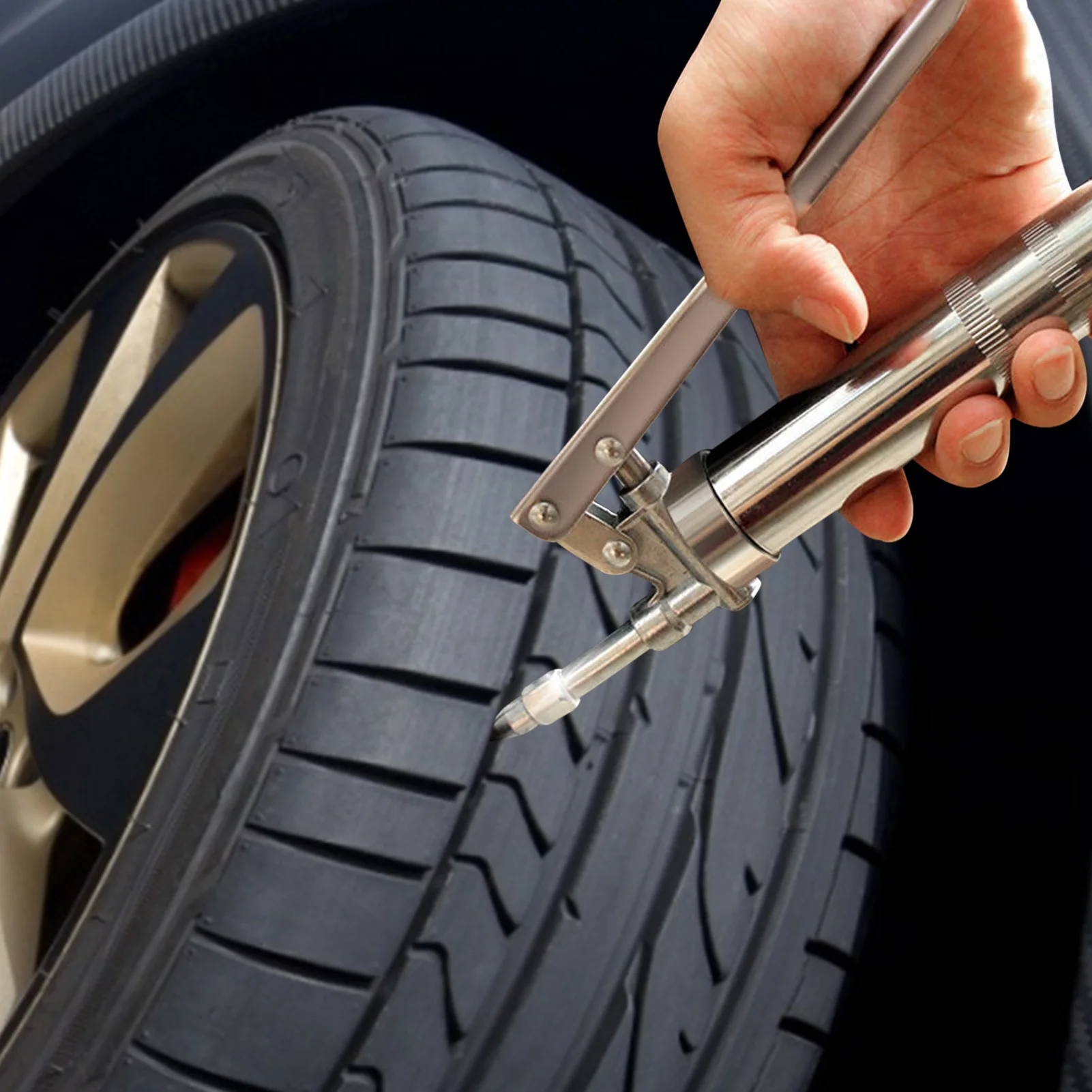 Портативный Вакуумный инструмент для ремонта шин универсальный гвоздь