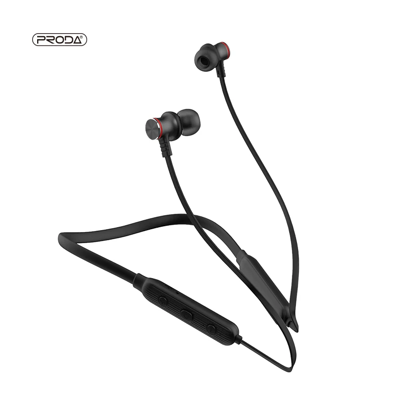 Беспроводные спортивные наушники PRODA магнитные Bluetooth стереогарнитура с