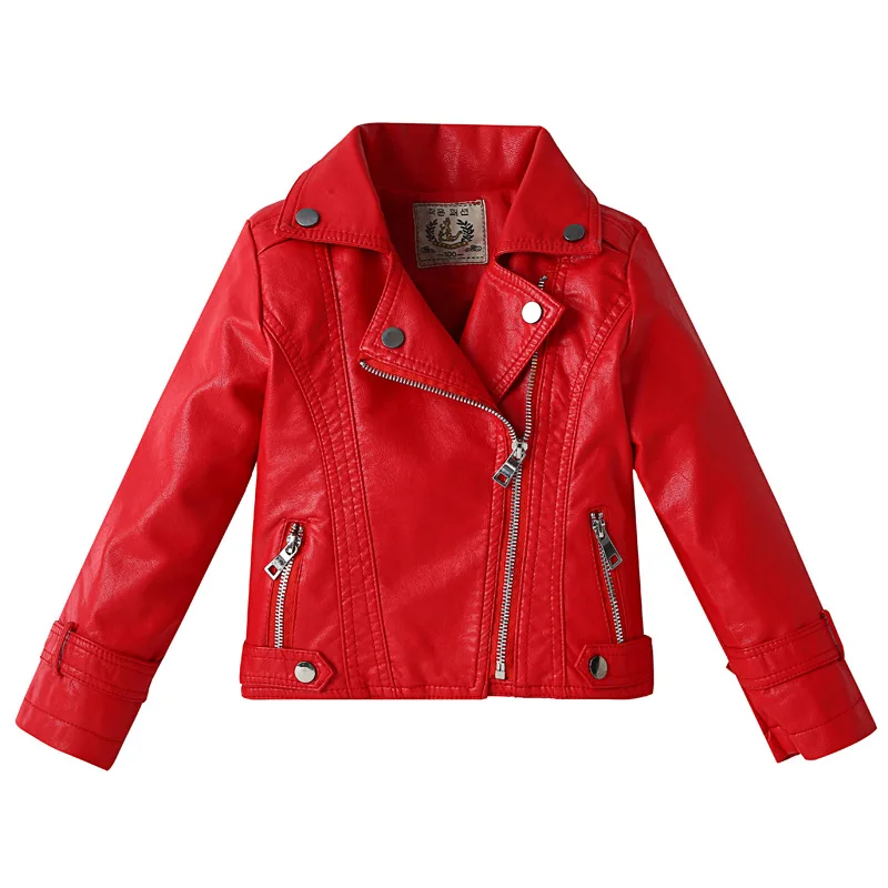 Модная моторная куртка для мальчиков мягкая качественная кожаная куртка-бомбер
