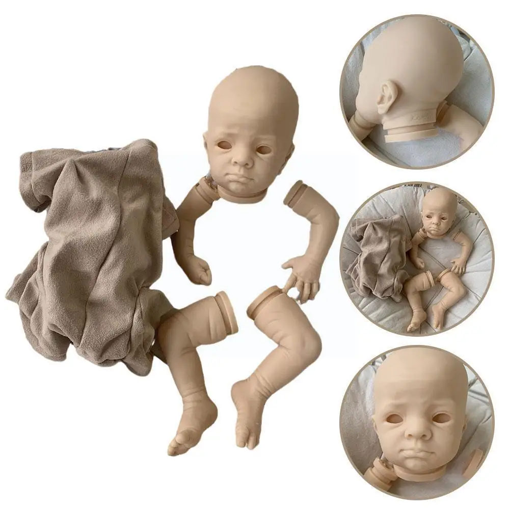 

17 Inches Reborn Rosa Doll Kit Premie Size With Jointed Arms Body Unfinished Doll DIY Legs Complete Parts E3L3