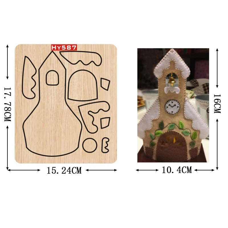 Пресс-формы в виде замка и деревянные пресс-формы подходят для стандартных