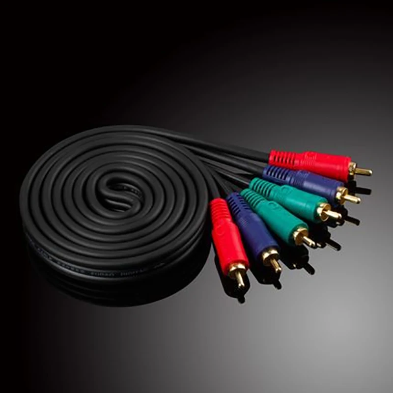 3RCA к 3 RCA штекер штекеру аудиокабель композитный видеокабель для домашнего