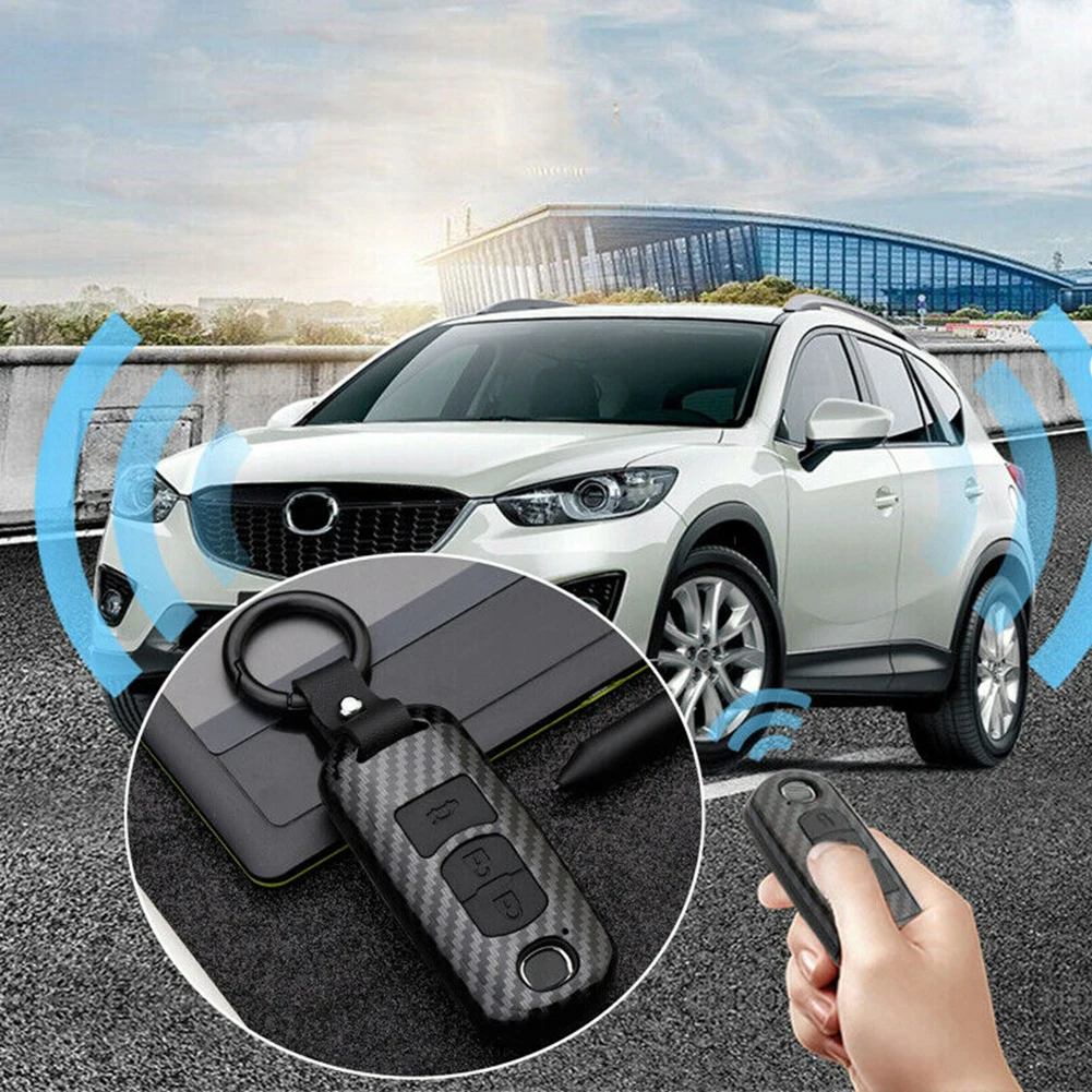 Чехол для автомобильного ключа с 3 кнопками Сменный Mazda 5 6 CX3 CX5 CX7 CX9 MX5 | Автомобили