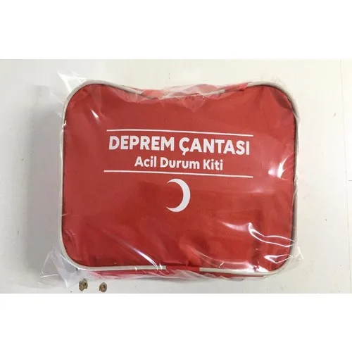 Трендовая сумка для оказания первой помощи в случае землетрясения красного