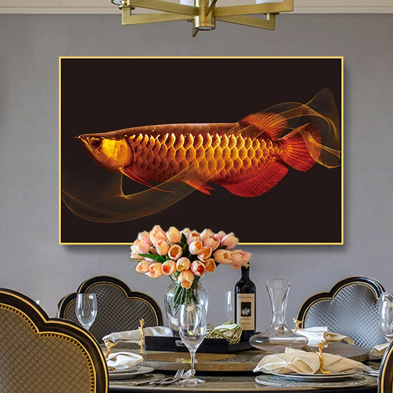 5D DIY Алмазная вышивка круглая удача красная арована картина полная крестом