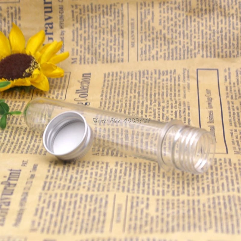 10 шт. пластиковые пробирки прозрачные контейнеры для хранения конфет с винтовыми